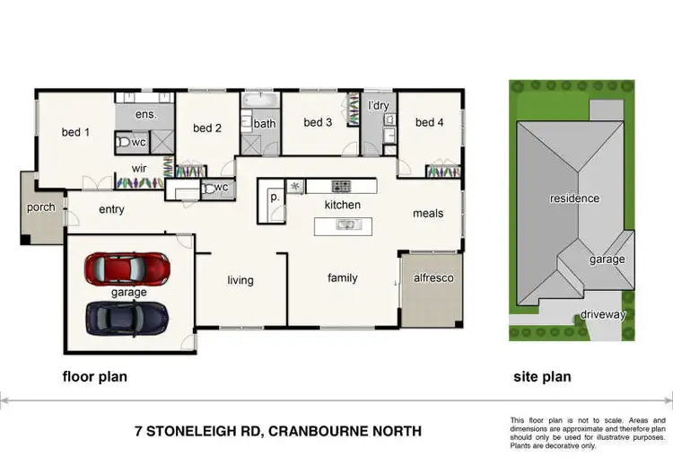 Floorplan of Homely house listing, 7 Stoneleigh Road, Cranbourne North VIC 3977