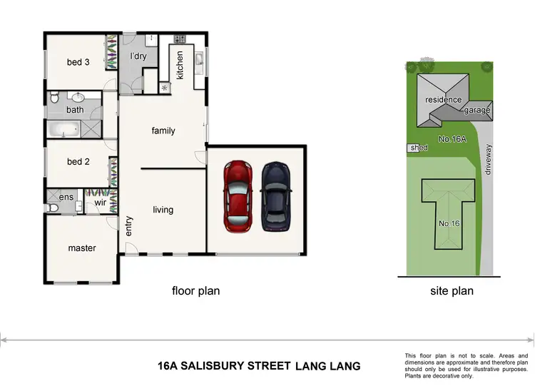 Floorplan of Homely house listing, 16a Salisbury Street, Lang Lang VIC 3984