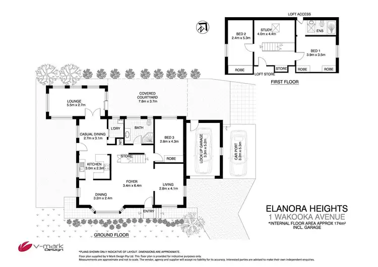 Floorplan of Homely house listing, 1 Wakooka Avenue, Elanora Heights NSW 2101
