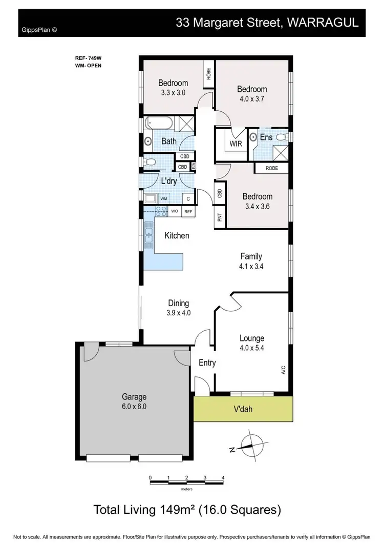Floorplan of Homely house listing, 33 Margaret Street, Warragul VIC 3820
