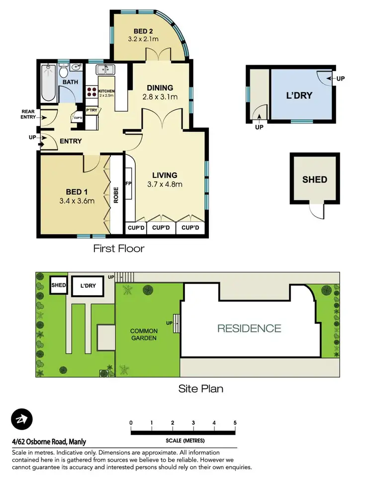 Floorplan of Homely apartment listing, 4/62 Osborne Road, Manly NSW 2095