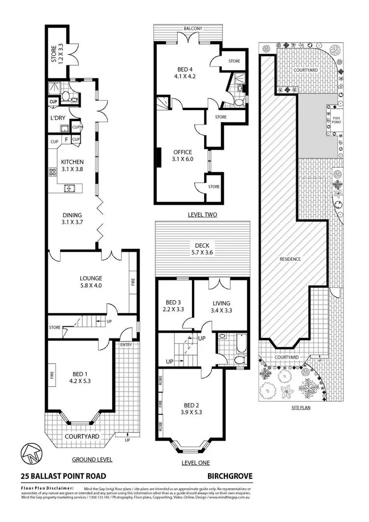 Floorplan of Homely house listing, 25 Ballast Point Road, Birchgrove NSW 2041