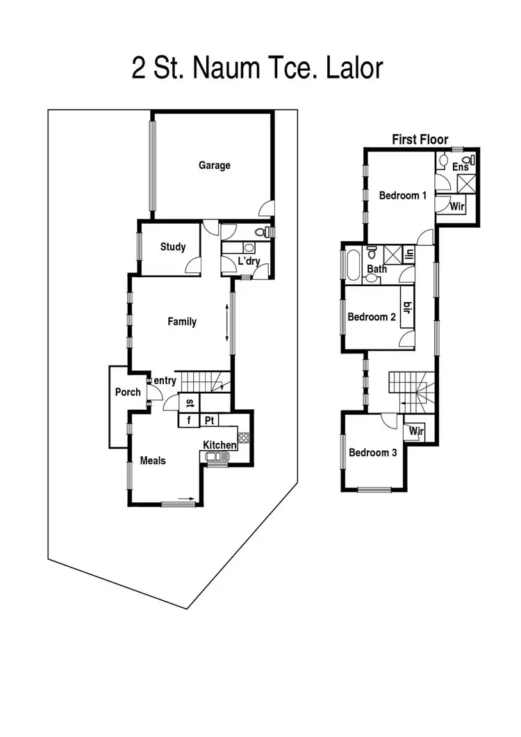 Floorplan of Homely house listing, 2 St Naum Terrace, Lalor VIC 3075