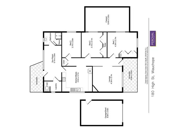 Floorplan of Homely house listing, 180 High Street, Wauchope NSW 2446