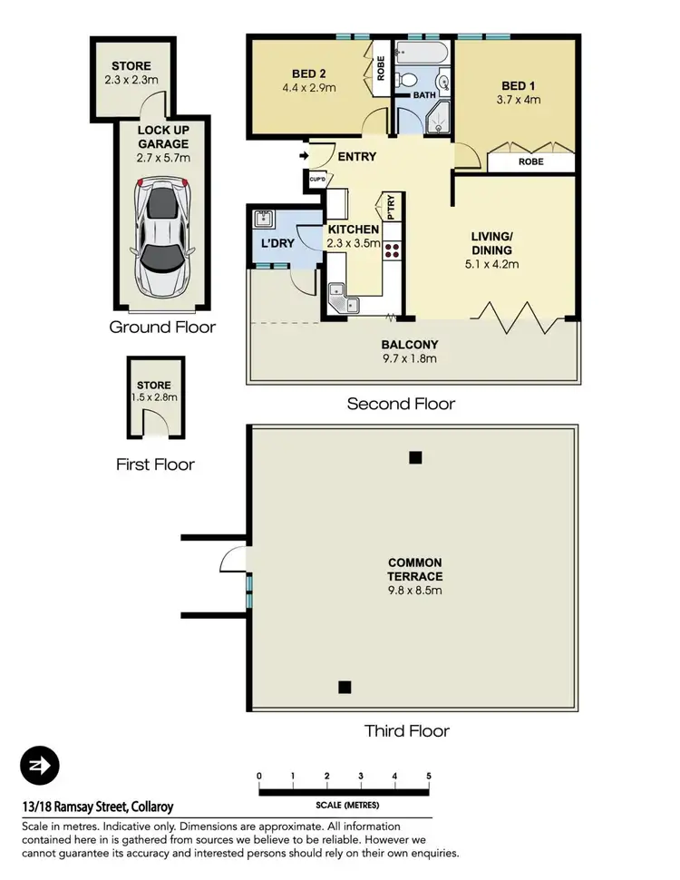 Floorplan of Homely apartment listing, 13/18 Ramsay Street, Collaroy NSW 2097