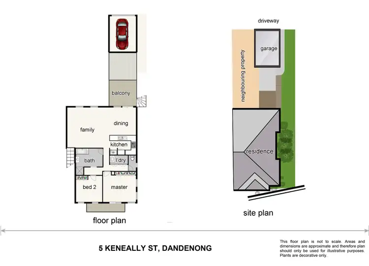 Floorplan of Homely house listing, 5 Keneally Street, Dandenong VIC 3175