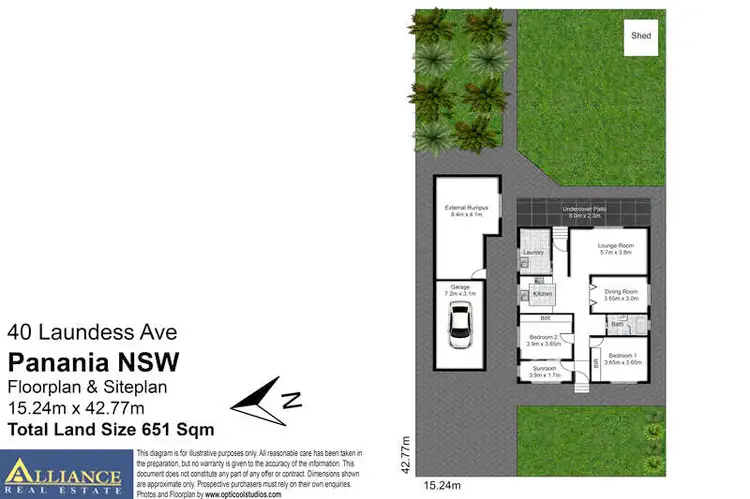 Floorplan of Homely house listing, 40 Laundess Avenue, Panania NSW 2213
