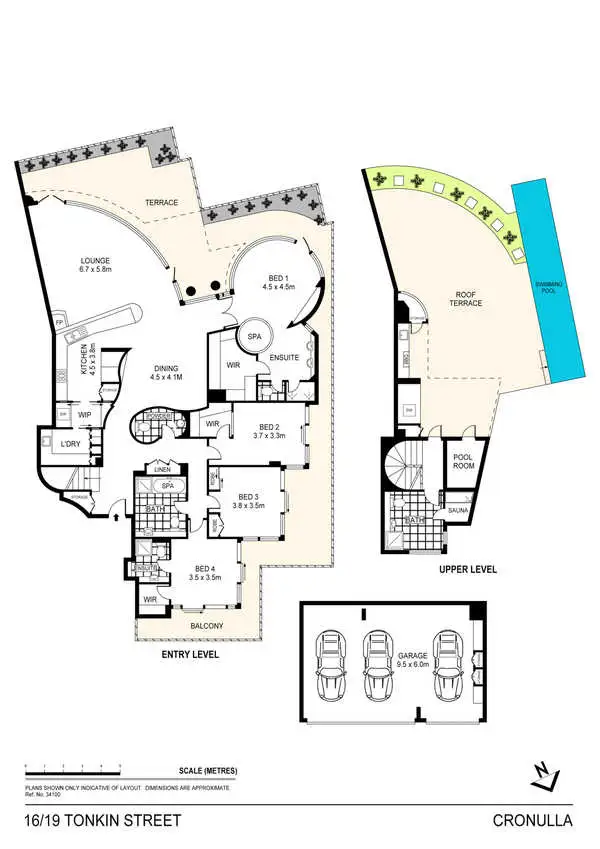 Floorplan of Homely apartment listing, 16/19-23 Tonkin Street, Cronulla NSW 2230