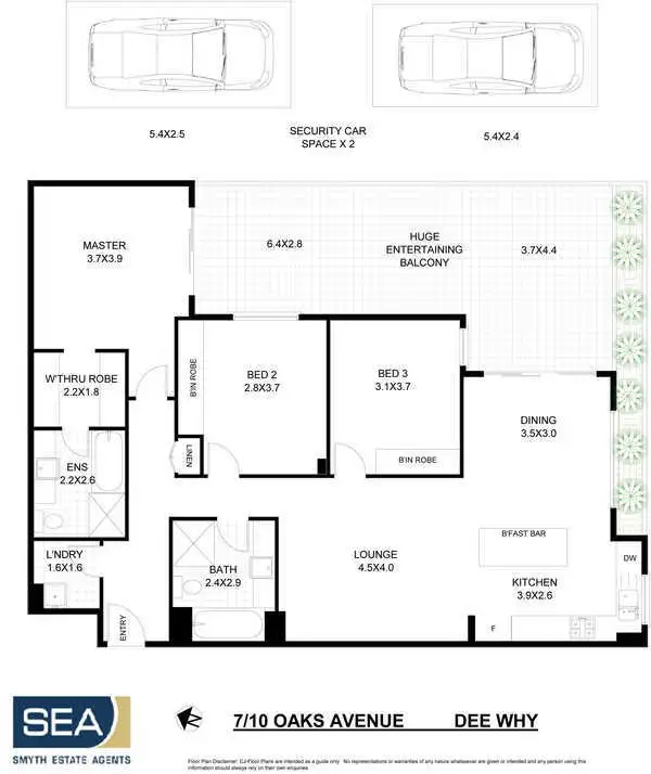Floorplan of Homely unit listing, 7/10 Oaks Avenue, Dee Why NSW 2099