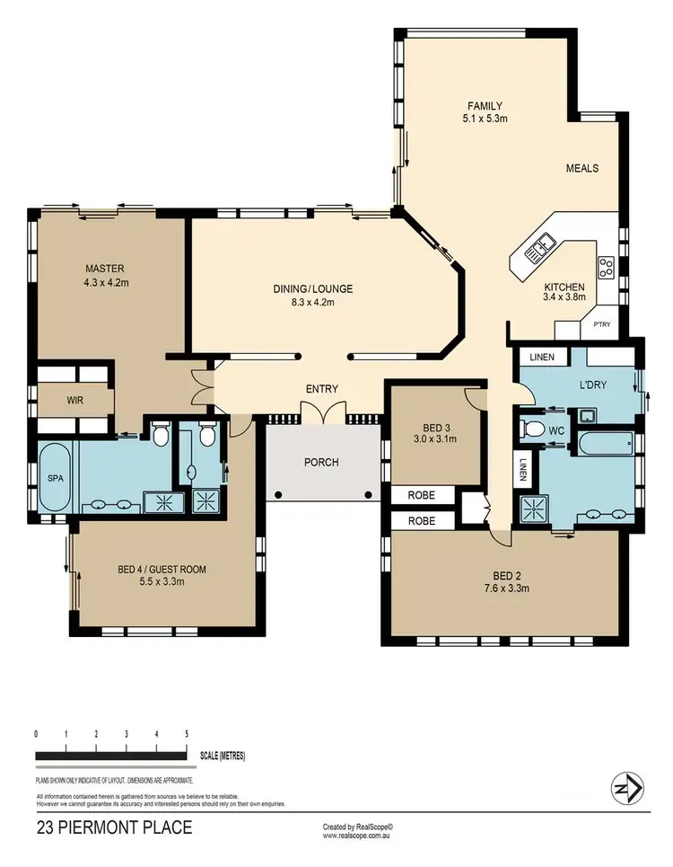 Floorplan of Homely house listing, 23 Piermont Place, Raby Bay QLD 4163