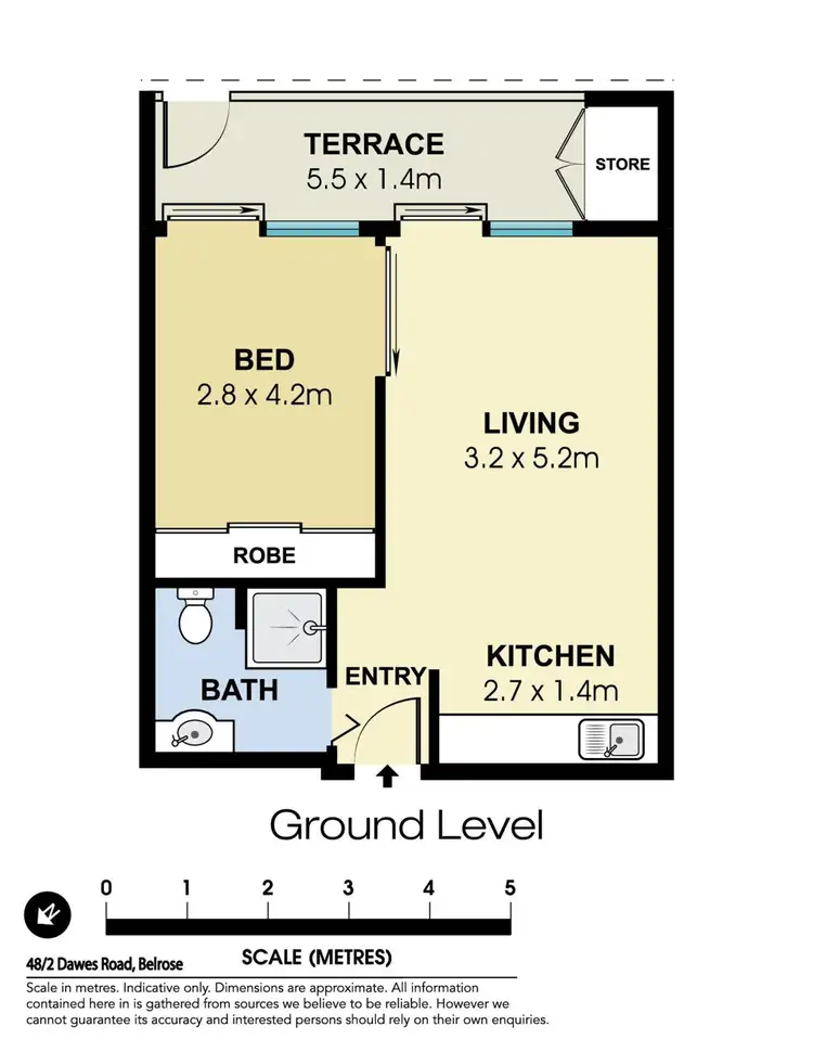 Floorplan of Homely unit listing, 48/2 Dawes Road, Belrose NSW 2085