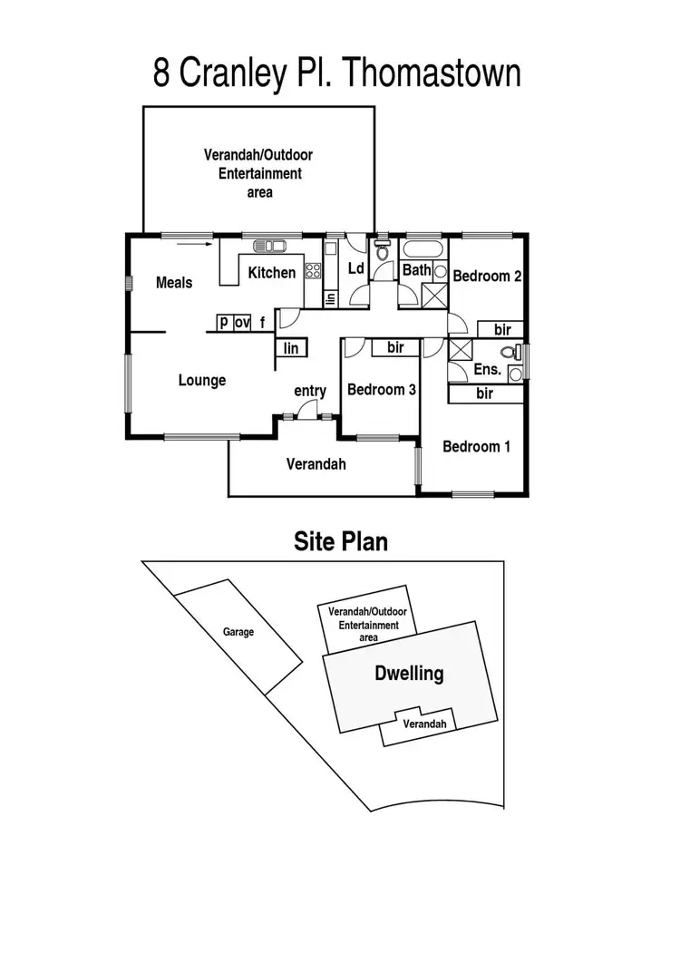 Floorplan of Homely house listing, 8 Cranley Place, Thomastown VIC 3074