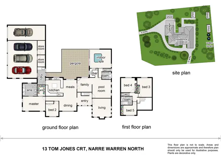 Floorplan of Homely house listing, 11-13 Tom Jones Court, Narre Warren North VIC 3804