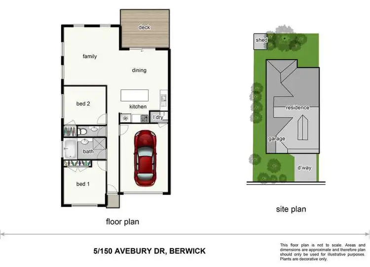 Floorplan of Homely unit listing, 5/150 Avebury Drive, Berwick VIC 3806