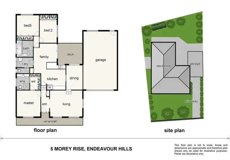 Floorplan of Homely house listing, 5 Morey Rise, Endeavour Hills VIC 3802