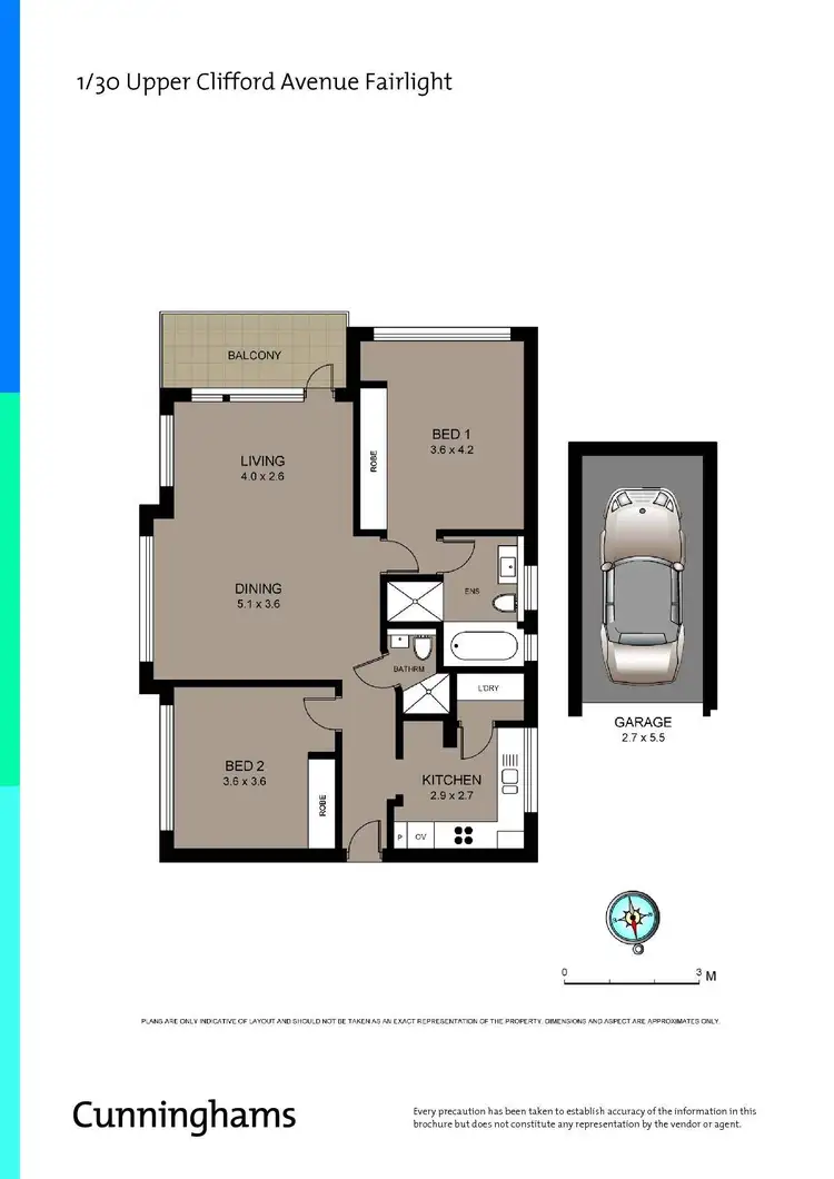 Floorplan of Homely apartment listing, 1/30 Upper Clifford Avenue, Fairlight NSW 2094