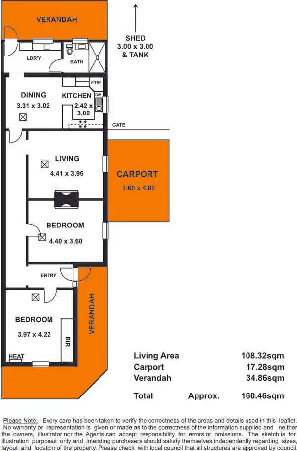 Floorplan of Homely house listing, 54 Torrens Avenue, Lockleys SA 5032