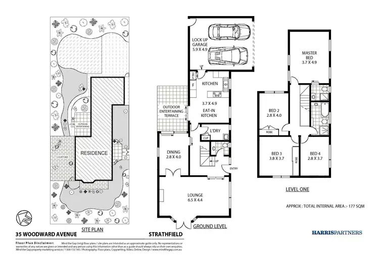Floorplan of Homely house listing, 35 Woodward Avenue, Strathfield NSW 2135