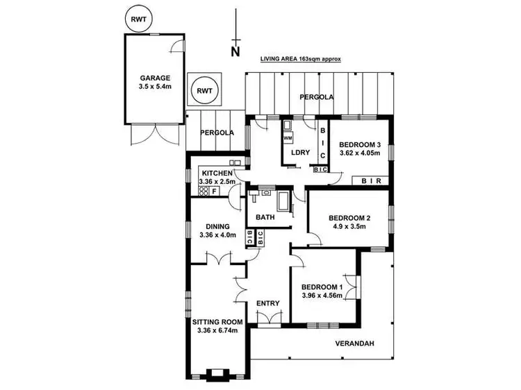 Floorplan of Homely house listing, 46 Ashbourne Avenue, Kingswood SA 5062