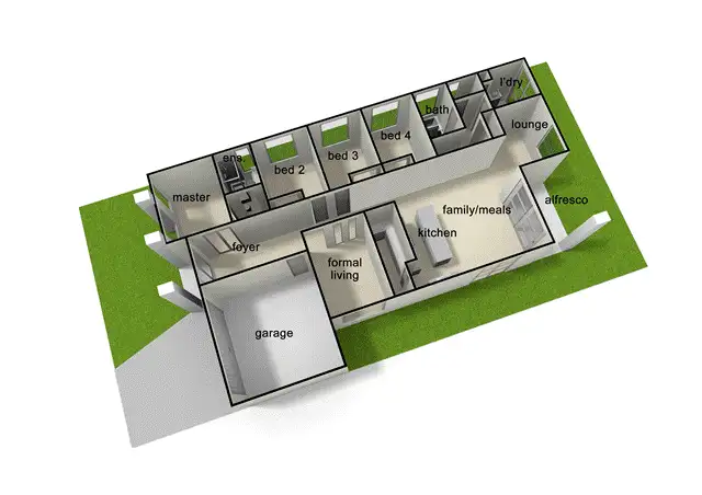 Floorplan of Homely house listing, 23 Mickleham Drive, Cranbourne North VIC 3977