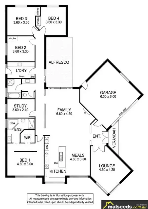 Floorplan of Homely house listing, 3 Greenridge Drive, Mount Gambier SA 5290