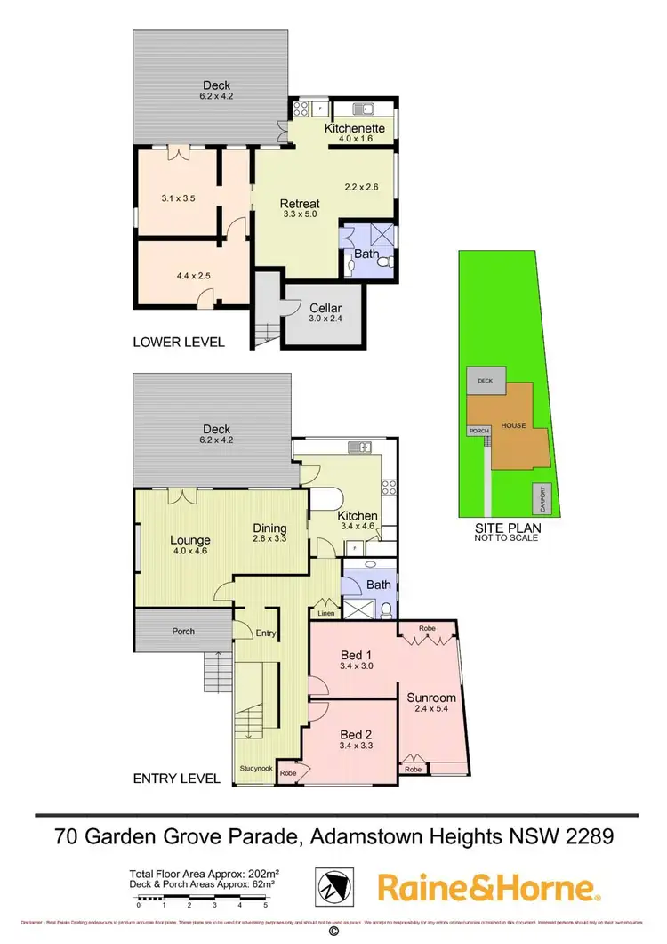 Floorplan of Homely house listing, 70 Garden Grove Parade, Adamstown Heights NSW 2289