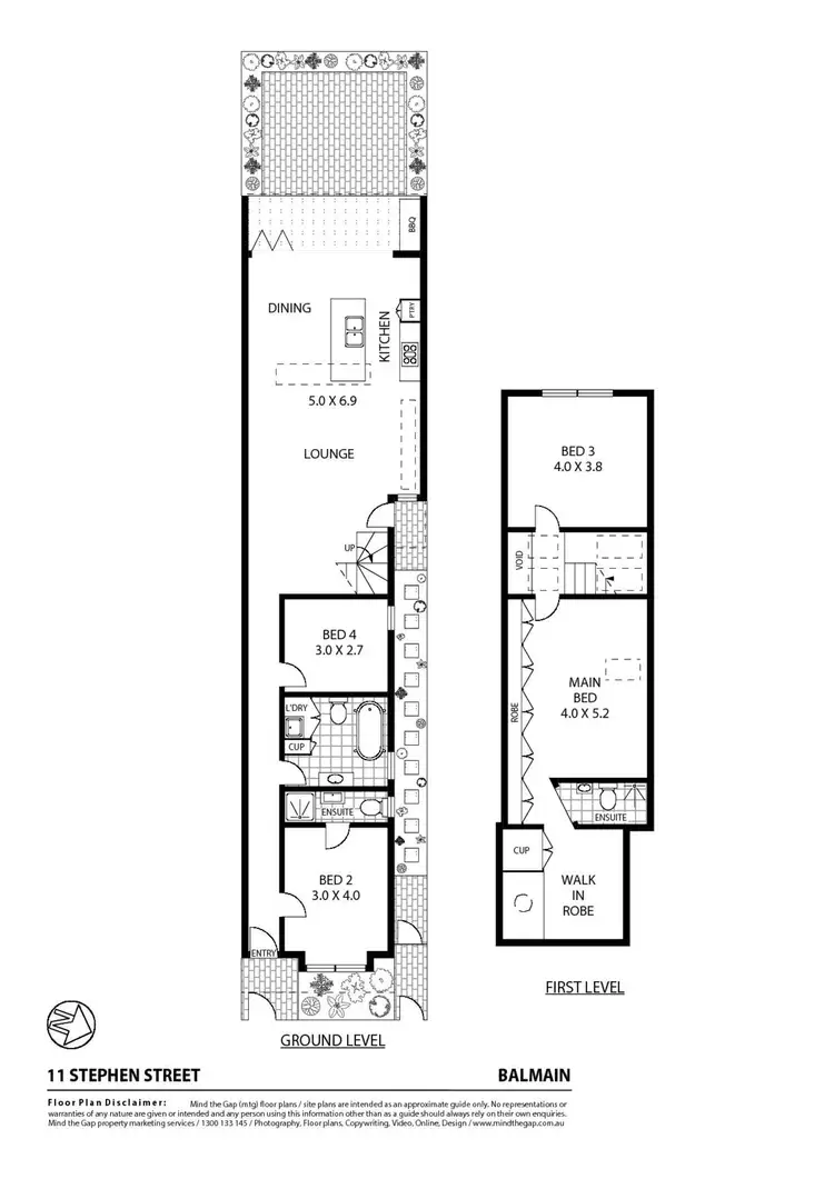 Floorplan of Homely house listing, 11 Stephen Street, Balmain NSW 2041