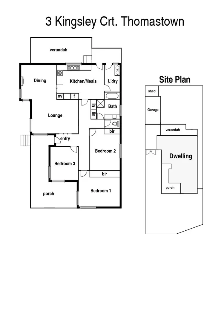 Floorplan of Homely house listing, 3 Kingsley Court, Thomastown VIC 3074