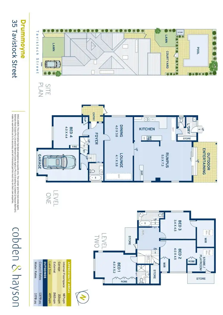 Floorplan of Homely house listing, 35 Tavistock Street, Drummoyne NSW 2047