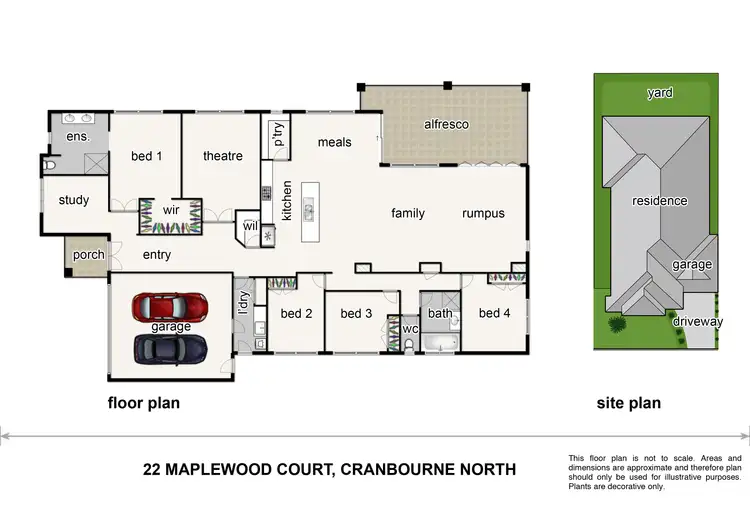 Floorplan of Homely house listing, 22 Maplewood Court, Cranbourne North VIC 3977