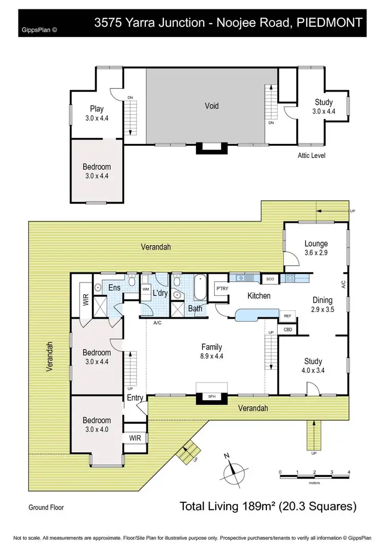 Floorplan of Homely rural property listing, 3575 Yarra Junction-Noojee Road, Piedmont VIC 3833