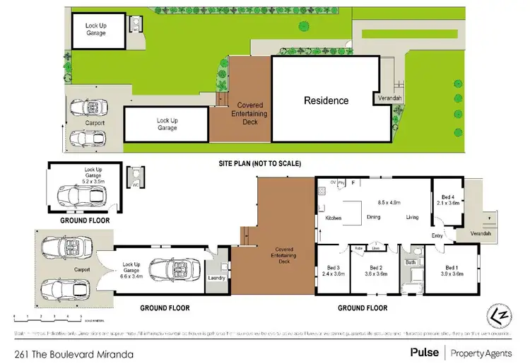 Floorplan of Homely house listing, 261 The Boulevarde, Miranda NSW 2228