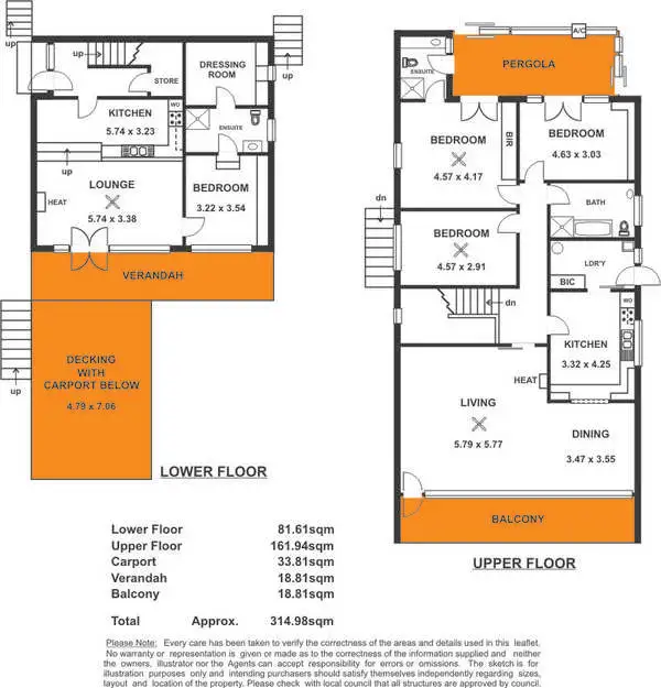 Floorplan of Homely house listing, 22 Sherwood Terrace, Glen Osmond SA 5064