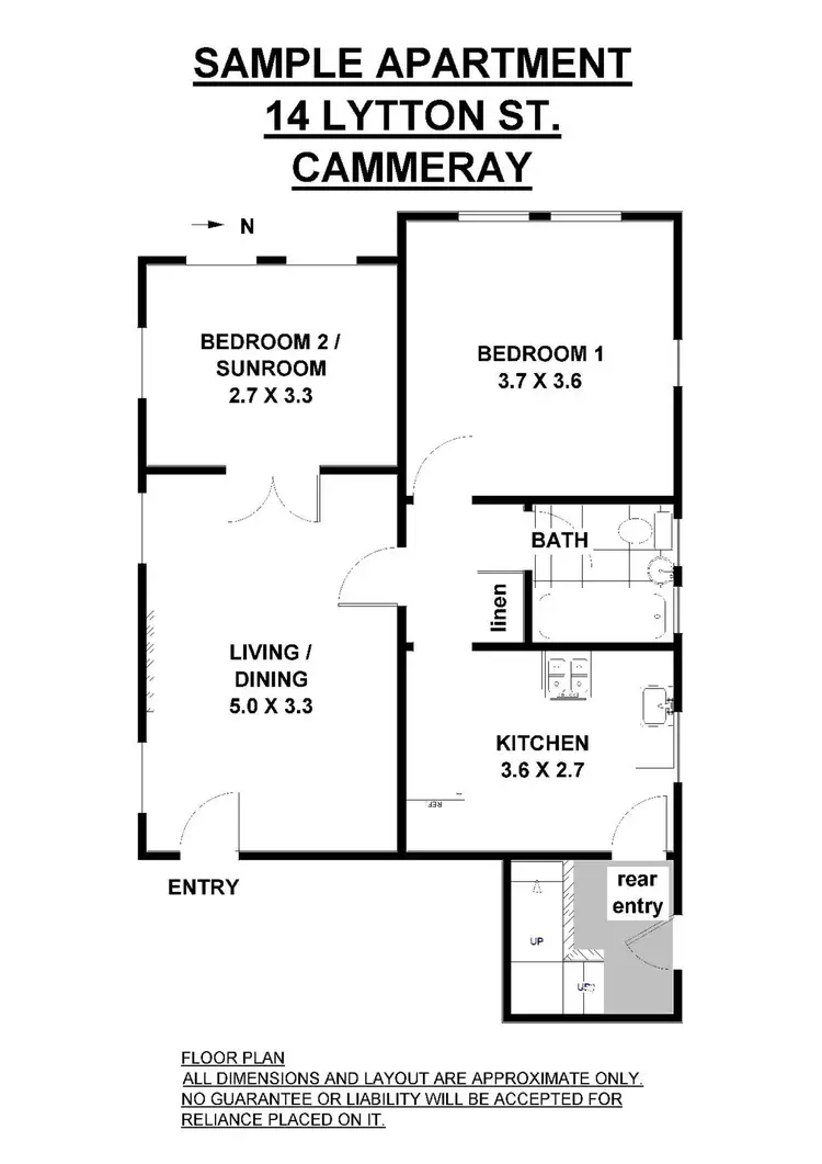 Floorplan of Homely block of units listing, 14 Lytton Street, Cammeray NSW 2062