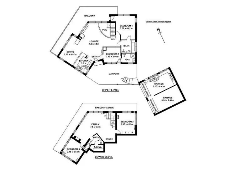 Floorplan of Homely house listing, 2 Oceanview Crescent, Mount Osmond SA 5064