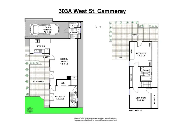 Floorplan of Homely house listing, 303 & 303a West Street, Cammeray NSW 2062