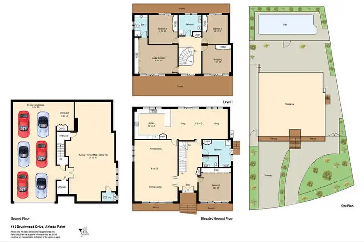 Floorplan of Homely house listing, 113 Brushwood Drive, Alfords Point NSW 2234