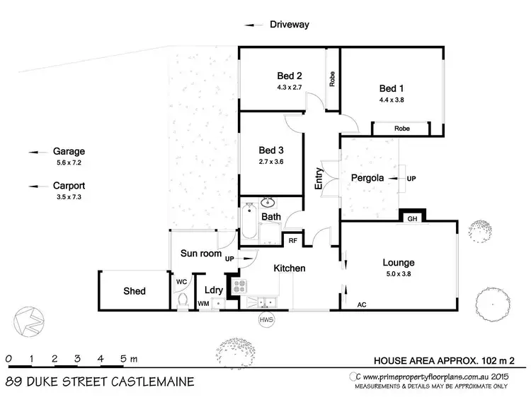 Floorplan of Homely house listing, 89 Duke Street, Castlemaine VIC 3450