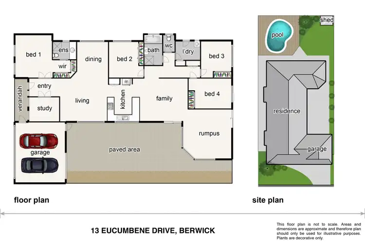 Floorplan of Homely house listing, 13 Eucumbene Drive, Berwick VIC 3806