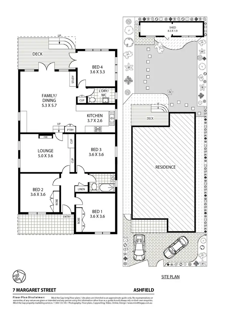 Floorplan of Homely house listing, 7 Margaret Street, Ashfield NSW 2131