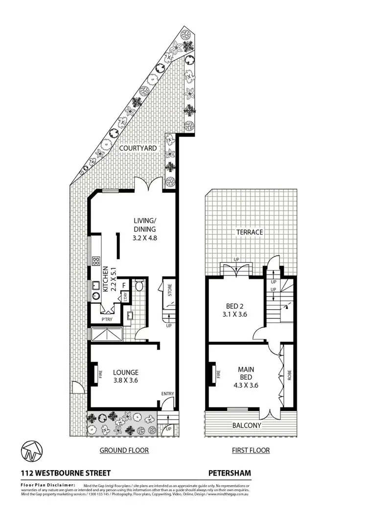 Floorplan of Homely house listing, 112 Westbourne Street, Petersham NSW 2049
