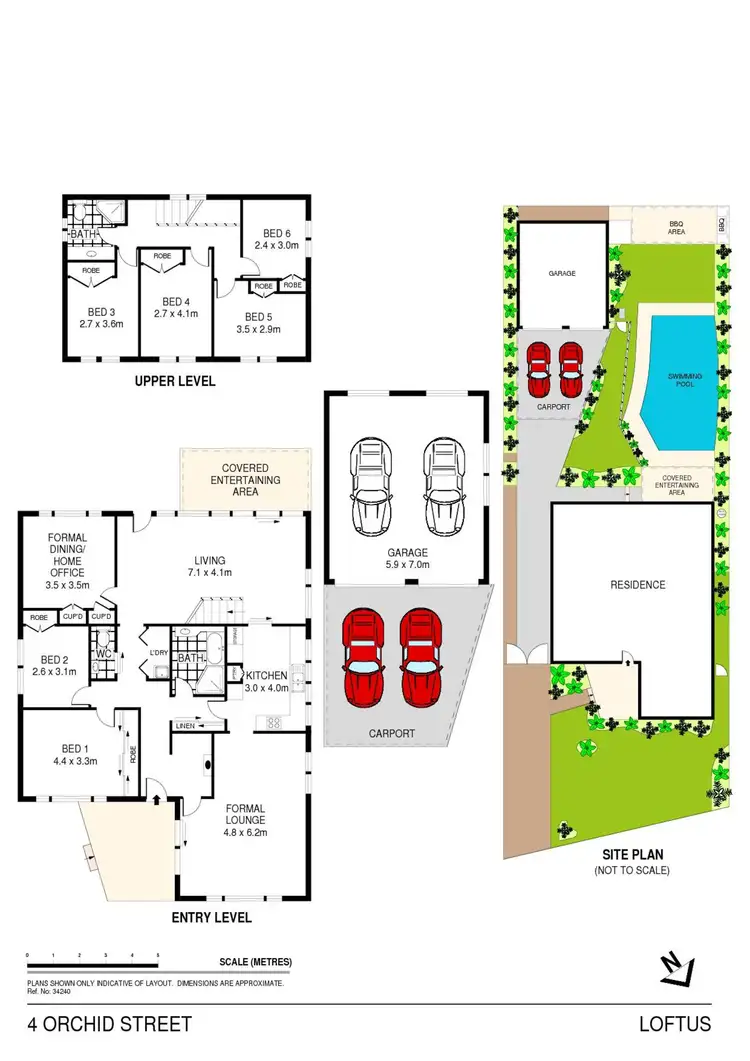 Floorplan of Homely house listing, 4 Orchid Street, Loftus NSW 2232