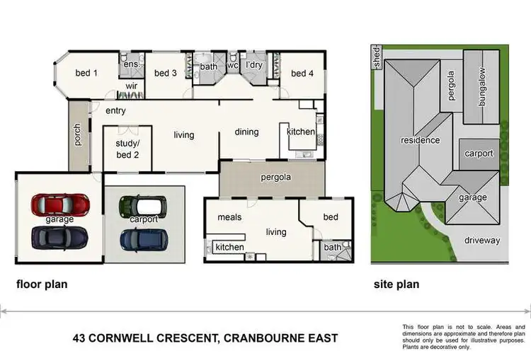 Floorplan of Homely house listing, 43 Cornwell Crescent, Cranbourne East VIC 3977
