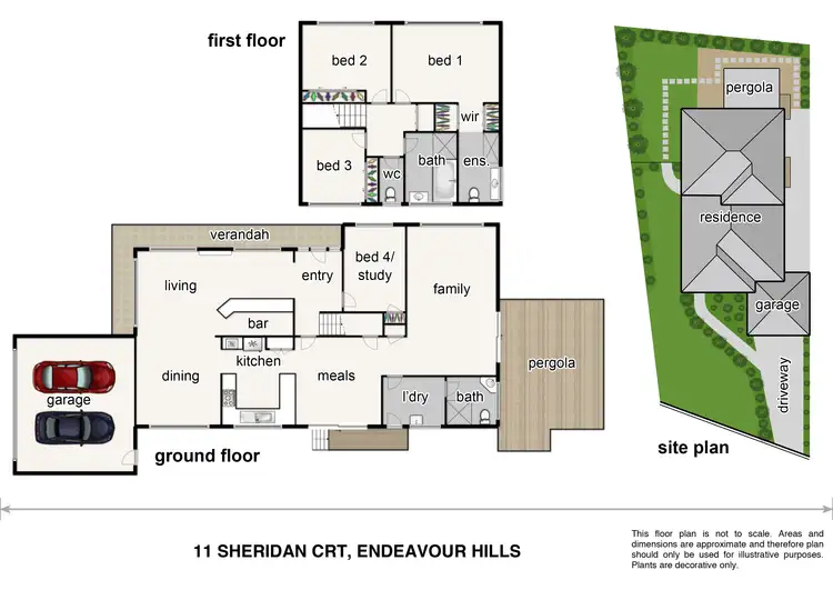 Floorplan of Homely house listing, 11 Sheridan Court, Endeavour Hills VIC 3802