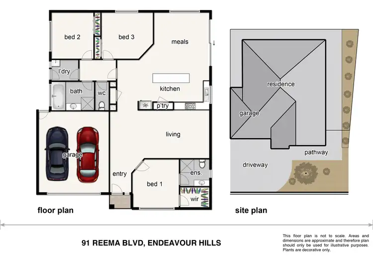 Floorplan of Homely house listing, 91 Reema Boulevard, Endeavour Hills VIC 3802