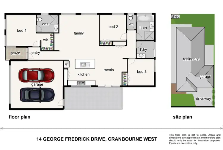 Floorplan of Homely house listing, 14 George Fredrick Drive, Cranbourne West VIC 3977