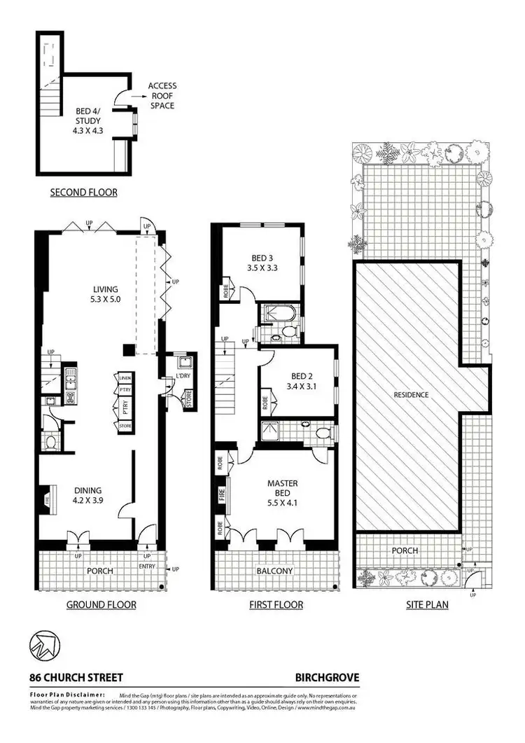 Floorplan of Homely house listing, 86 Church Street, Birchgrove NSW 2041
