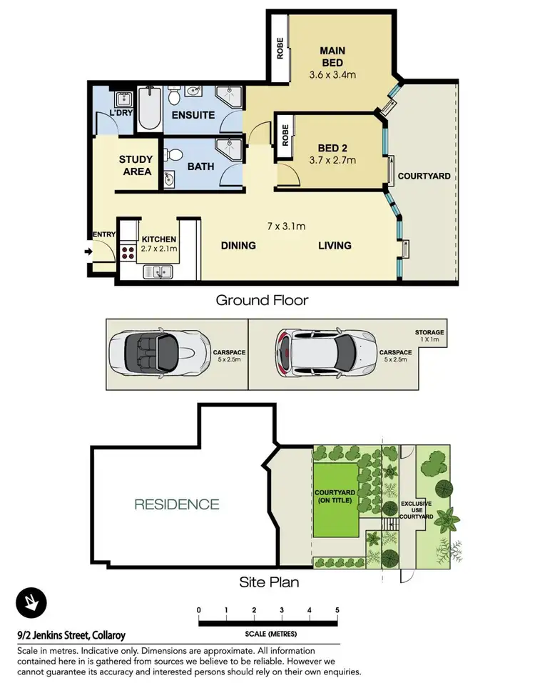 Floorplan of Homely apartment listing, 9/2-10 Jenkins Street, Collaroy NSW 2097