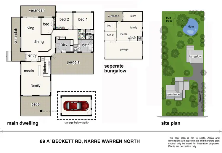 Floorplan of Homely house listing, 89 A'beckett Road, Narre Warren North VIC 3804
