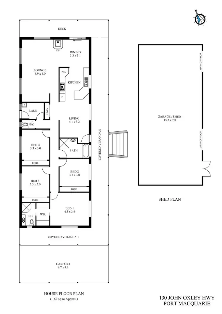 Floorplan of Homely house listing, 130 John Oxley Drive, Port Macquarie NSW 2444